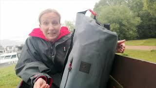 Who needs a changing room? Red Original kit bag, bottle and changing robe