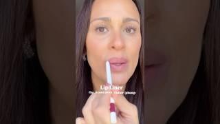 Lip liner over 40 #makeuptips #makeuptutorial #beautyover40 #lipliner