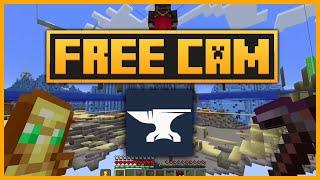 🟨 HOW TO have the FREECAM MOD in Minecraft JAVA - FORGE