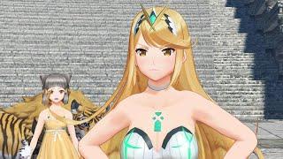 Mythra Is Angry Rex Woke Her Up (Japanese) | Xenoblade Chronicles 2 Cutscene Nintendo Switch