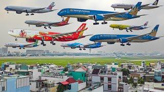  300 PLANES in 3 HOURS with Aircraft Identification  Ho Chi Minh City / Tan Son Nhat Airport