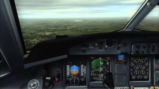 [FSX]Bombardier Dash-8 Q400 Landing in Nottingham East Midlands