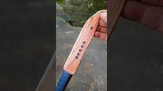 #DIY make a beautiful knife from wood, horn and steel #wood #handmade #craft #woodworking