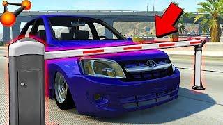 ШЛАГБАУМ-УБИЙЦА АВТО! Пролетим на скорости 250 км/ч под Шлагбаумом? BeamNG Drive