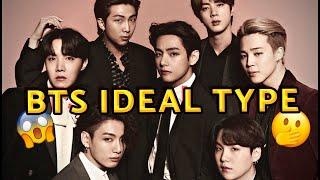 BTS Memebers IDEAL TYPE of 𝗴𝗶𝗿𝗹 🫢