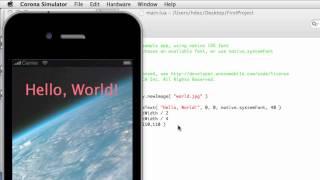 Corona SDK: 01 Getting Started