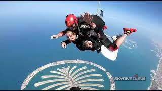 Skydive Dubai прыжок с парашютом 2