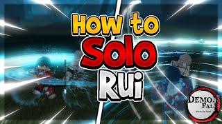 How to solo Rui boss in Demon Fall (tips) | EASY METHOD!