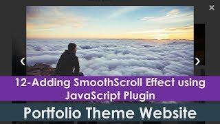 12/15: Get Smooth Scrolling Effect using JQuery Plugin | Create Responsive Bootstrap Website