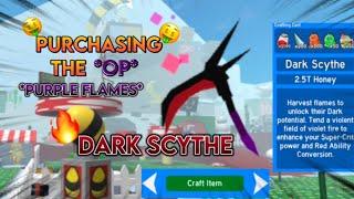 Buying the *OP* Dark Scythe in Bee Swarm Simulator!