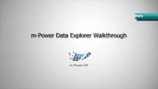 m-Power Data Explorer Walkthrough