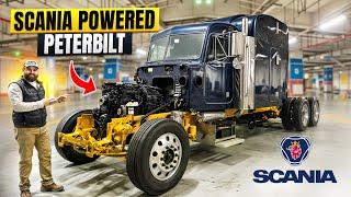 World’s First Scania-Powered Hybrid Peterbilt 379!