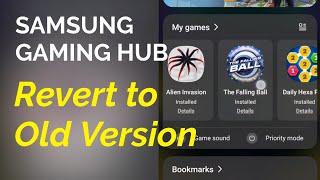 No more instant plays | Samsung Gaming hub 7.0.10.2 to 6.0.11.1 revert to the old version