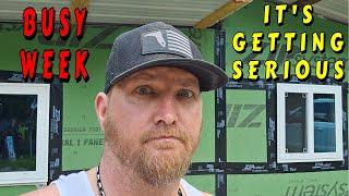 WILL I PULL IT OFF |tiny house, homesteading, off-grid, cabin build, DIY HOW TO sawmill tractor