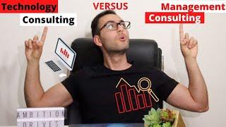 Management Consulting vs Technology Consulting! The difference in consulting & the work being done!