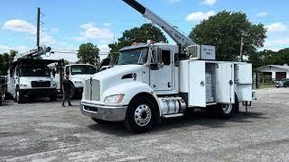 For Sale @ LewisTrucks.com 2017 Kenworth KW T270 Stellar 12630 Crane Mechanics Utility Service Truck