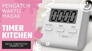 Pengatur Waktu Masak - Digital Timer Kitchen Magnetic LCD