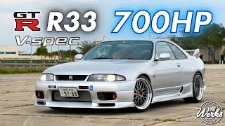 700HP Daily Driven Silver GTR R33 V-Spec by HDWERKS