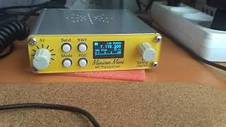 QSO -Test work QRPver Minion Mini DC-3001