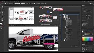 Late Night Vehicle Wrap Design