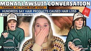 MONAT LEADER TRIES TO EXPLAIN LAWSUITS