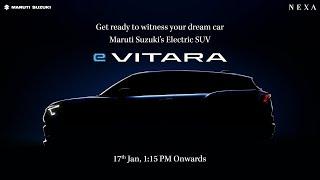 Introducing Maruti Suzuki Electric SUV : e VITARA