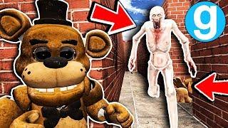 New SCP-096 Found VR Freddy in Maze! - Garry's Mod SCP Roleplay - FNAF Gmod