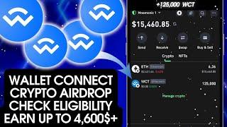 Started Wallet Connect Airdrop | Earn Up To 4,600$ WCT | Crypto Airdrop