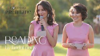 VII. Reading by Bridal Party / Ceremony by Evgeniya Preimane / Wedding Celebrant in London