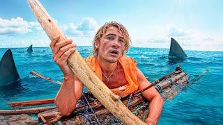 Solo Survival Escaping a Deadly Uninhabited Island (Catch n Cook)