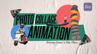 How To Make A Photo Collage Animation In After Effects | Tutorial