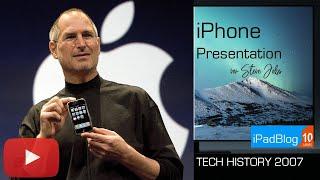 Steve Jobs präsentiert das iPhone im Jahre 2007