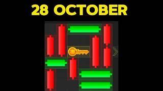 Hamster Kombat Mini Game October 28 Puzzle Solved Today