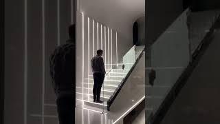 Atomic light stairs | house stairs | home stairs #shorts #stairs