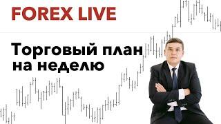 FOREX обзор. Торговый план на неделю. Технический анализ рынка. Обучение трейдингу.