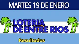 Resultado de LA QUINIELA DE ENTRE RIOS del Martes 19 de Enero del 2021