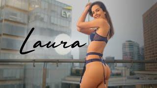 Blue Lingerie Model Film #model #lingerie #lauracontreras #modelfilm #fashion #top