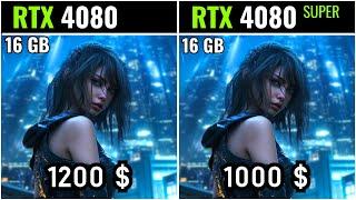 Rtx 4080 Vs Rtx 4080 Super - TEST IN 19 GAMES 1080P - 2K - 4K