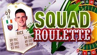 THE CRAZIEST SQUAD BUILDER SERIES EVER!!! FIFA 19 SQUAD ROULETTE!!! Icon Declan Rice