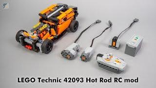 LEGO Technic 42093 Hot Rod RC mod with Power Functions