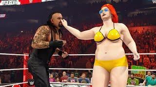 The Undertaker vs Liv Morgan | WWE SMACKDOWN | INTERGENDER MATCH FEMALE WRESTLING | 2nd JAN 2025