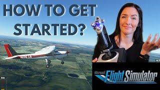 Flight Simulator 2020 Flight LESSONS | HOW TO GET STARTED | Pilot Teaches How to FLY - Tutorial #1