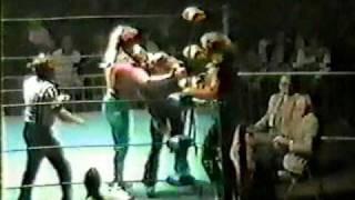 1986 NWA World Tag Team Title 2 Out of 3 Falls Midnight Express vs. Rock N Roll Express House Show