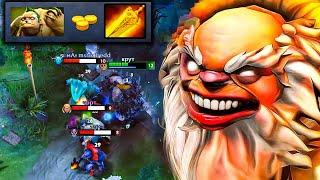 Brutal Burn Damage Pudge Radiance + Aghanim 22Kills Rampage Raid Boss Dota 2