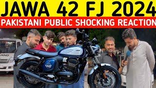 NEW JAWA FJ 2024 I JAWA42 BIKE I LAUNCH PAKISTANI PUBLIC REACTION