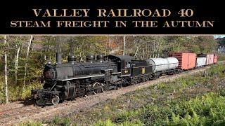 Valley Railroad 40 Steam Train: Steam Freight in the Autumn (October 8th, 2024)