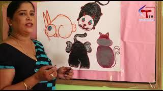 දරුවන්ට සත්තු අදින හැටි.Show preschoolers how to draw animals/PERAPASALA/Art For Kids/TTV Kids