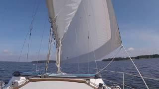 Sailing to Goat Island