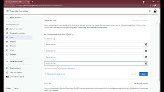 Add Custom Name Servers in Google Domains