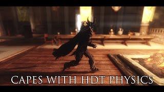 TES V - Skyrim Mods: Capes with HDT Physics